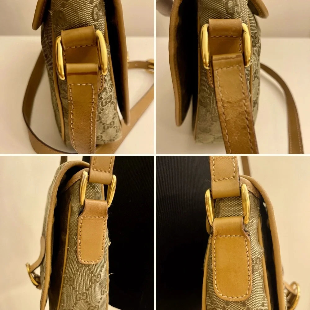 Gucci Vintage Beige Crossbody Bag - Picture 7 of 12